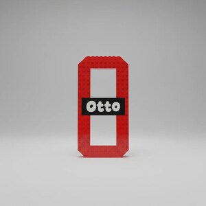 Personalised LEGO inspired Letter Light | Custom Kids Name Sign | Boys Bedroom Decor | Nursery Shelf Letter | Gift for Kids image 7