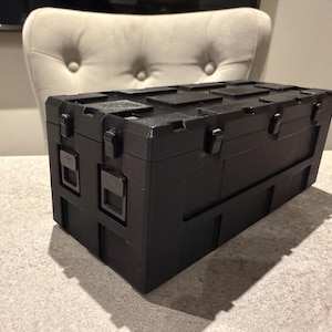 3D Printed COD Warzone Loot Crate | Gamer Gift | Custom Gaming Decor | Kids small storage box image 3