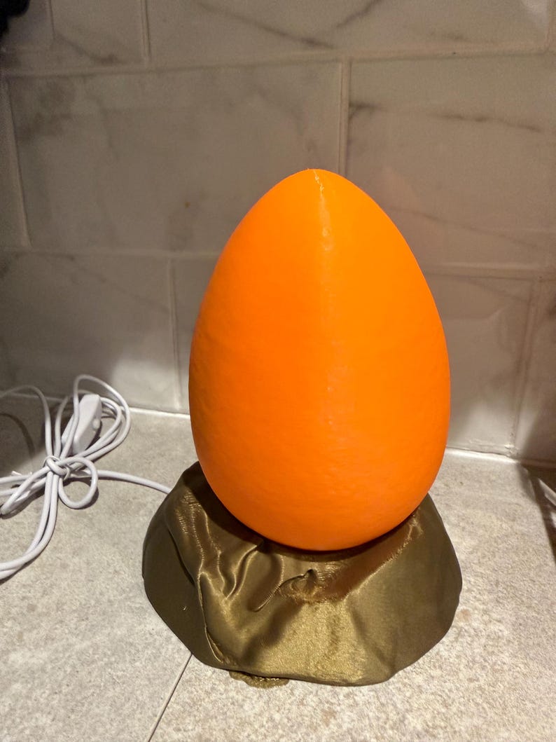 Jurassic Dinosaur Egg Lamp – 3D Printed Prehistoric Night Light | Unique Dino Gift for Kids & Adult image 18