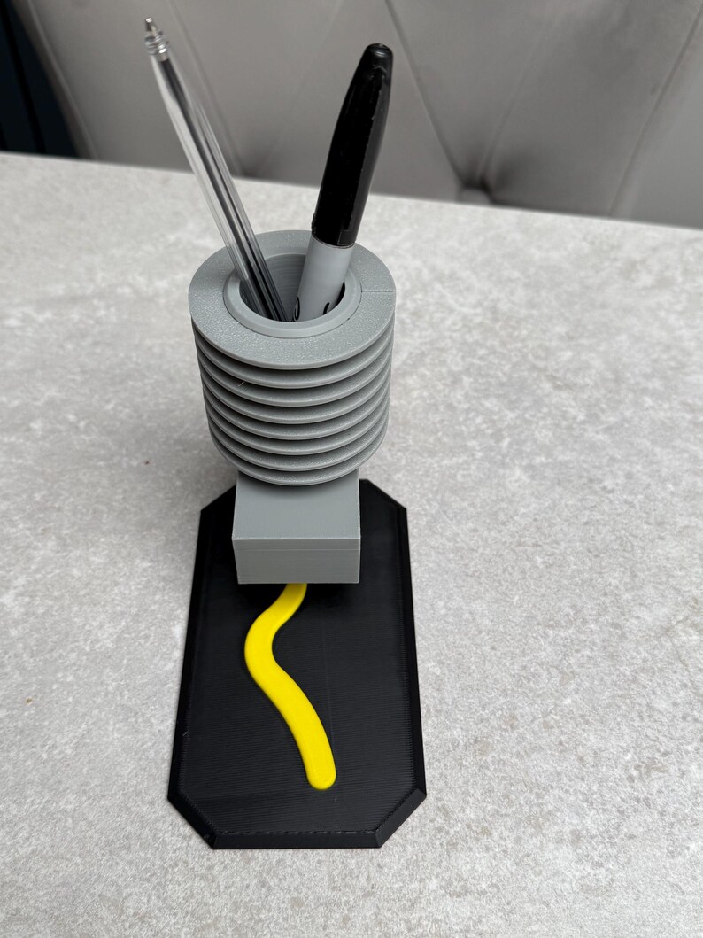 3D Printer Extruder Pen Holder | 3D Printed Desk Organiser | Maker Desk Decor | Engineer Gift | Unique Pencil Holder image 6