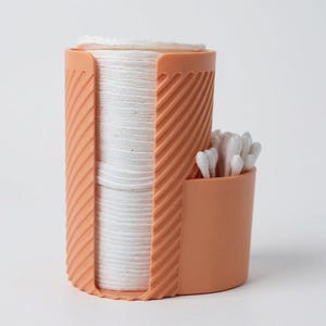 3D Printed Makeup Organiser | Stylish Bathroom Storage | Custom Colour Options | Vanity Cosmetics Holder image 3