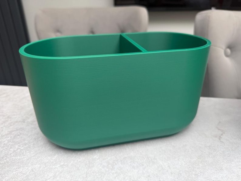 Moderno soporte para utensilios de cocina: colores personalizados / Elegante organizador para cucharas, espátulas y herramientas / Fabricado en el Reino Unido / Impresión 3D imagen 3