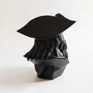 Pirate Bust Decor | 3D Printed Pirate Statue Bild 3