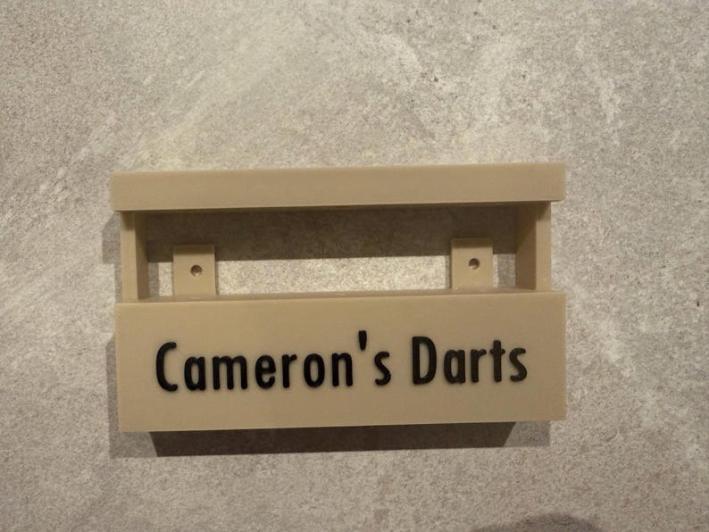 Personalized 3D Printed Darts Holder: Custom Dart Stand with Optional Flight Storage image 2