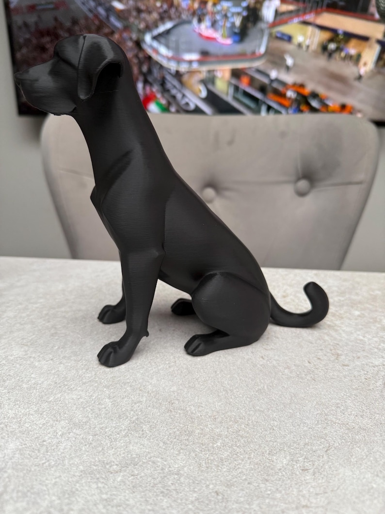 Charming Labrador Dog Sculpture – Custom Colours – 3D Printed- Handmade in the UK image 9