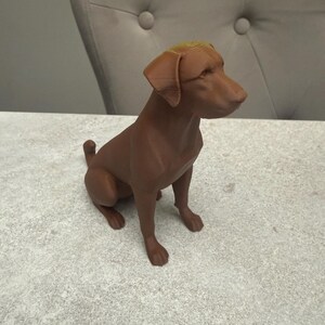Charming Labrador Dog Sculpture – Custom Colours – 3D Printed- Handmade in the UK image 11