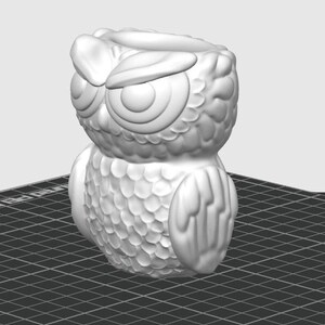 Owl Pencil Holder | 3D Printed Desk Organiser | Cute Owl Pen Pot | Office & Study Storage | Fun Desk Decor image 2