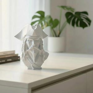Pirate Bust Decor | 3D Printed Pirate Statue Bild 19