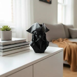 Pirate Bust Decor | 3D Printed Pirate Statue Bild 8