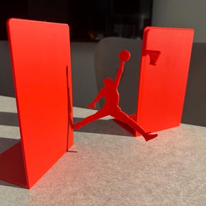 Basketball Dunk Bookends – Unique Sports Lover Gift | Custom Colours | Modern Home & Office Decor 3D Printed image 4