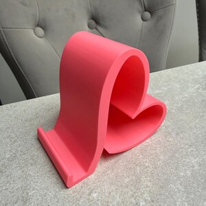 Heart Shaped Phone Stand – 3D Printed Smartphone Holder – Cute Desk Accessory – Gift for Her – Multiple Colours – Valentine’s Day Gift image 13