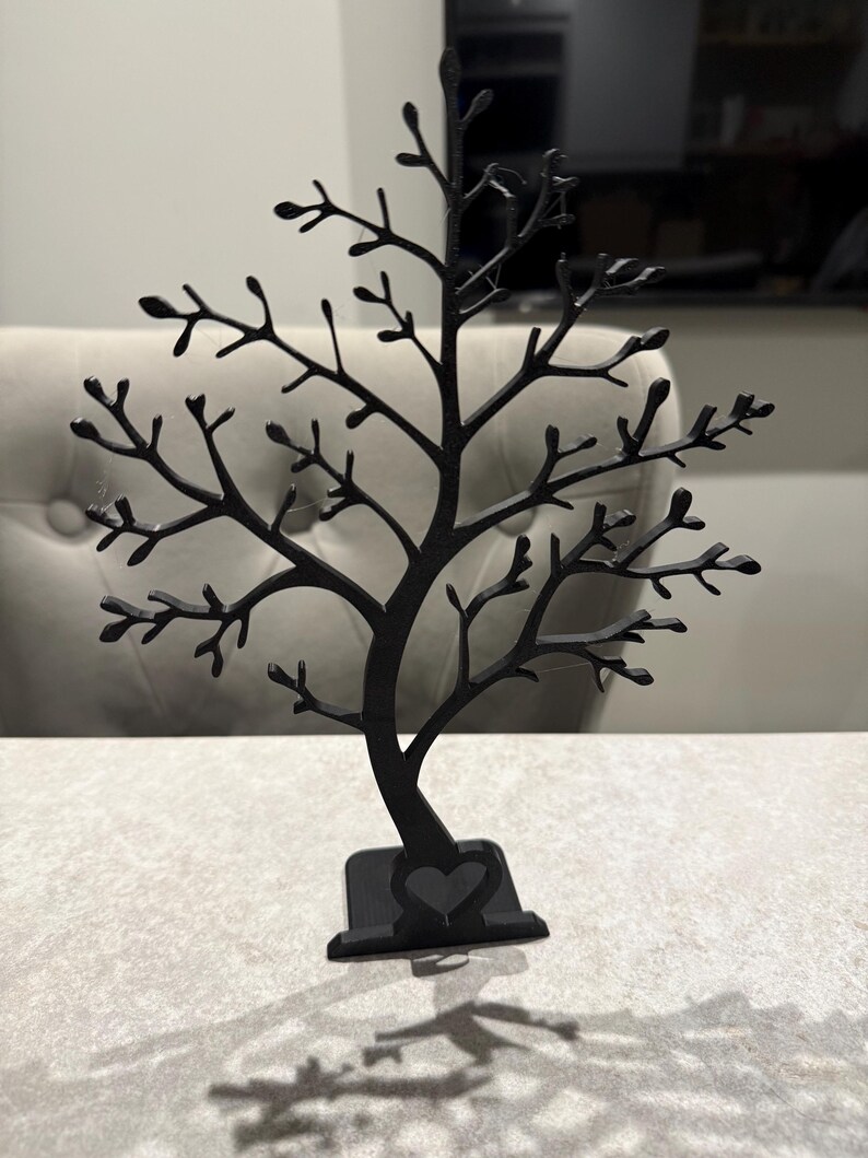 Minimalist 3D Printed Tree Decor: Scandinavian Style Ornament image 3