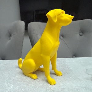Charming Labrador Dog Sculpture – Custom Colours – 3D Printed- Handmade in the UK image 8