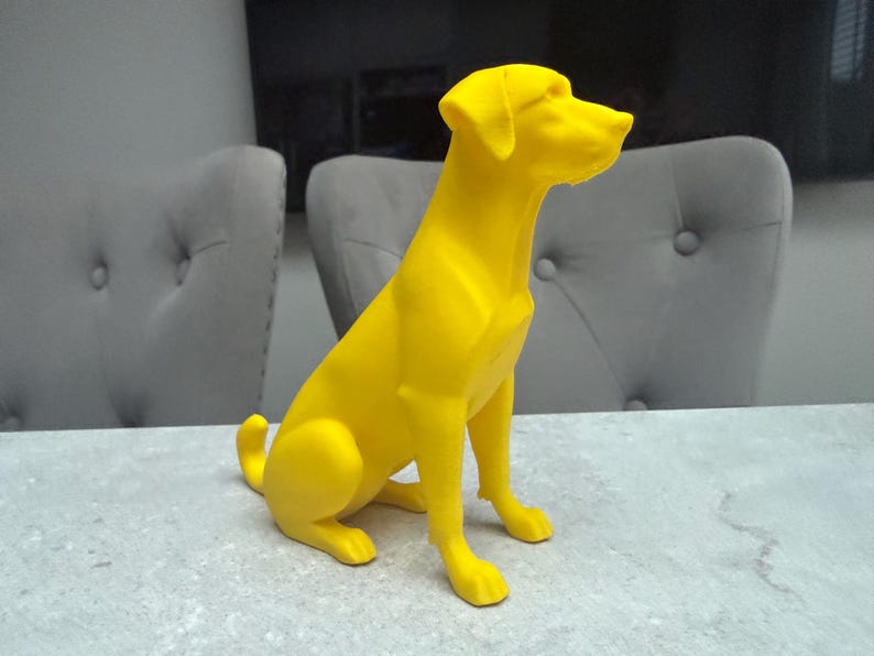 Charming Labrador Dog Sculpture – Custom Colours – 3D Printed- Handmade in the UK image 8