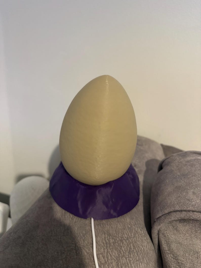 Jurassic Dinosaur Egg Lamp – 3D Printed Prehistoric Night Light | Unique Dino Gift for Kids & Adult image 17