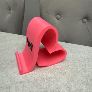 Heart Shaped Phone Stand – 3D Printed Smartphone Holder – Cute Desk Accessory – Gift for Her – Multiple Colours – Valentine’s Day Gift image 8