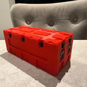 3D Printed COD Warzone Loot Crate | Gamer Gift | Custom Gaming Decor | Kids small storage box image 2