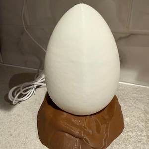 Jurassic Dinosaur Egg Lamp – 3D Printed Prehistoric Night Light | Unique Dino Gift for Kids & Adult image 11