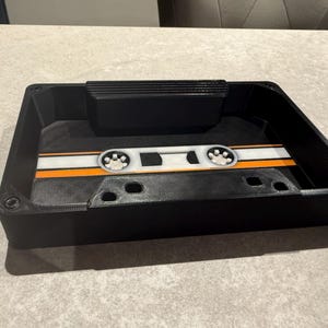 3D Printed Retro Cassette Tape Tray | 80s Desk Organiser | Key & Glasses Holder | Geek Gift | Music Lover Home Decor | Handmade UK immagine 10