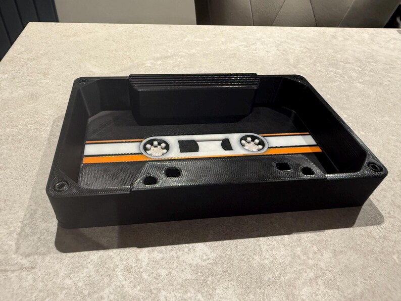 3D Printed Retro Cassette Tape Tray | 80s Desk Organiser | Key & Glasses Holder | Geek Gift | Music Lover Home Decor | Handmade UK immagine 10
