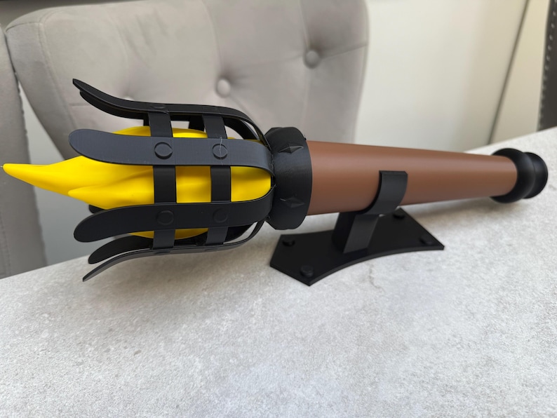 Gothic Torch Tealight Holder – 3D Printed Medieval Flame Lantern | Tabletop & Outdoor Decor image 5