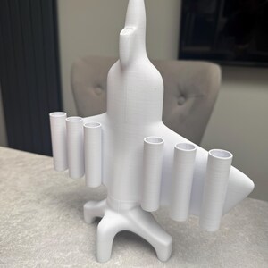 3D Printed Fighter Jet Pen & Pencil Holder – Desk Organiser for Aviation Lovers image 5