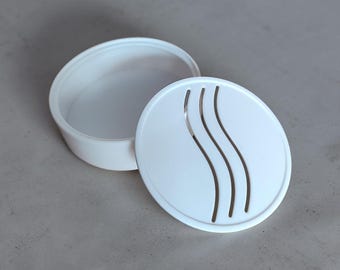Minimalist Soap Dish | Modern Bathroom Soap Holder | Scandinavian Bathroom Decor | Drainage Soap Tray Gift