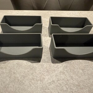 Business Card Stand/Holder – Custom Color Options | Desk Organizer | Modern Card Holder | 3D printed immagine 7