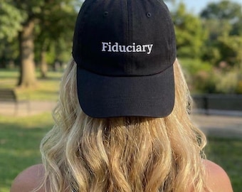 Finance Gifts Women - Fiduciary Hat - Funny Finance Gift - Wealth Manager Gift - Finance Gifts for Men