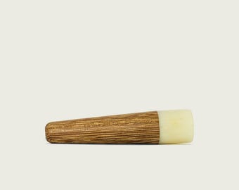 One-Hitter Pfeife, Holz + Tagua Samen, Handgemacht Fair Trade