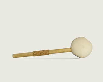 Lollipop Pfeife, Bambus + Tagua Samen, Natürliches Elfenbein, Handgemacht Fair Trade