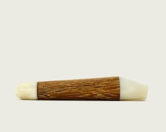 Klassische Pfeife, Holz + Tagua Samen, Handgemacht Fair Trade