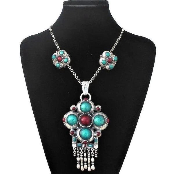 Pendentif Vintage Orena Paris Doré En Forme De Fleur - Occasion - Alliage Métal Doré