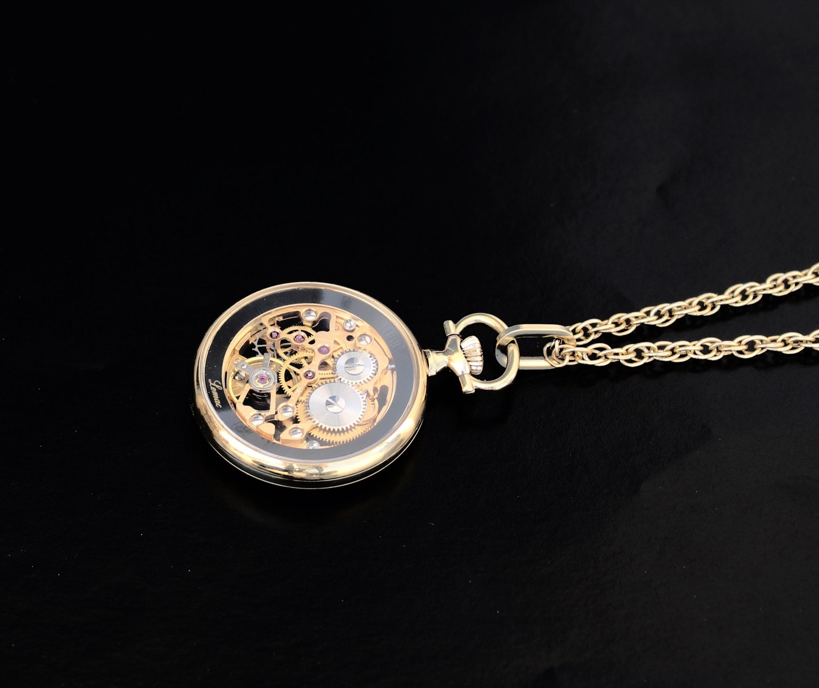 Montre Femme Gousset Vintage Dialma - Mécanique Manuelle, Style Pendentif Boule, Testée Et Fonctionnelle - Occasion