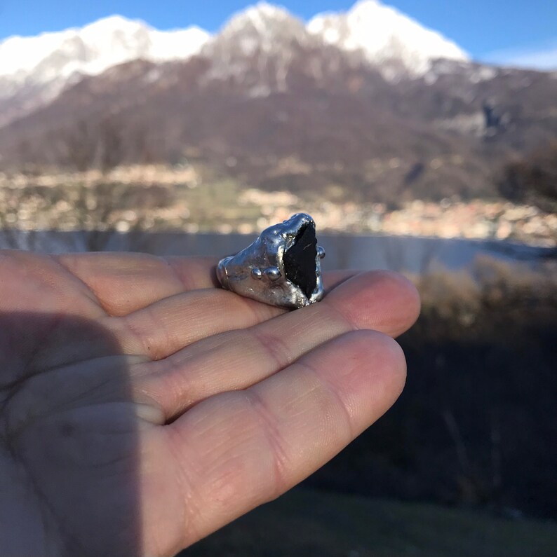 Ring with Shungite #gioiellimadeinitaly #gioiellitaliani #gioiellietnici
