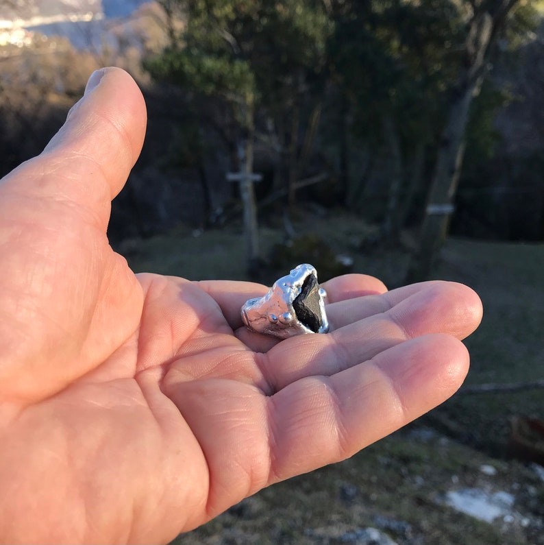 Ring with Shungite #gioiellimadeinitaly #gioiellitaliani #gioiellietnici