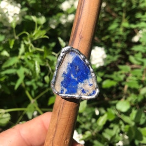 Ring with Lapis Lazuli jewelsmadeinitaly jewelsitalian jewelsethnic jewels