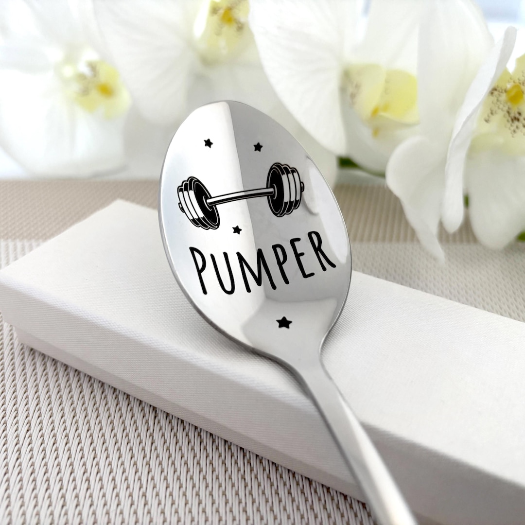 Gym Coach Gift for Bodybuilder - Protein Spoon - Personalized Engraved ...