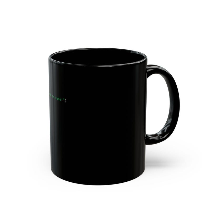Python Code Coffee Mug: Developer Gift - 11oz Black Ceramic afbeelding 9