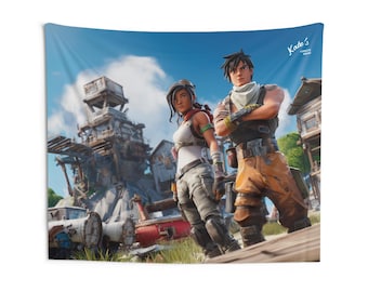 Battle Royale Inspired Wall Tapestry: Personalized Gaming Decor for Kids & Teens