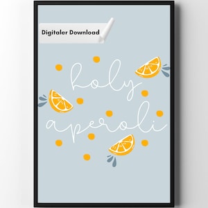 Affiche Aperol, Holy Aperoli, Affiche Aperol Spritz