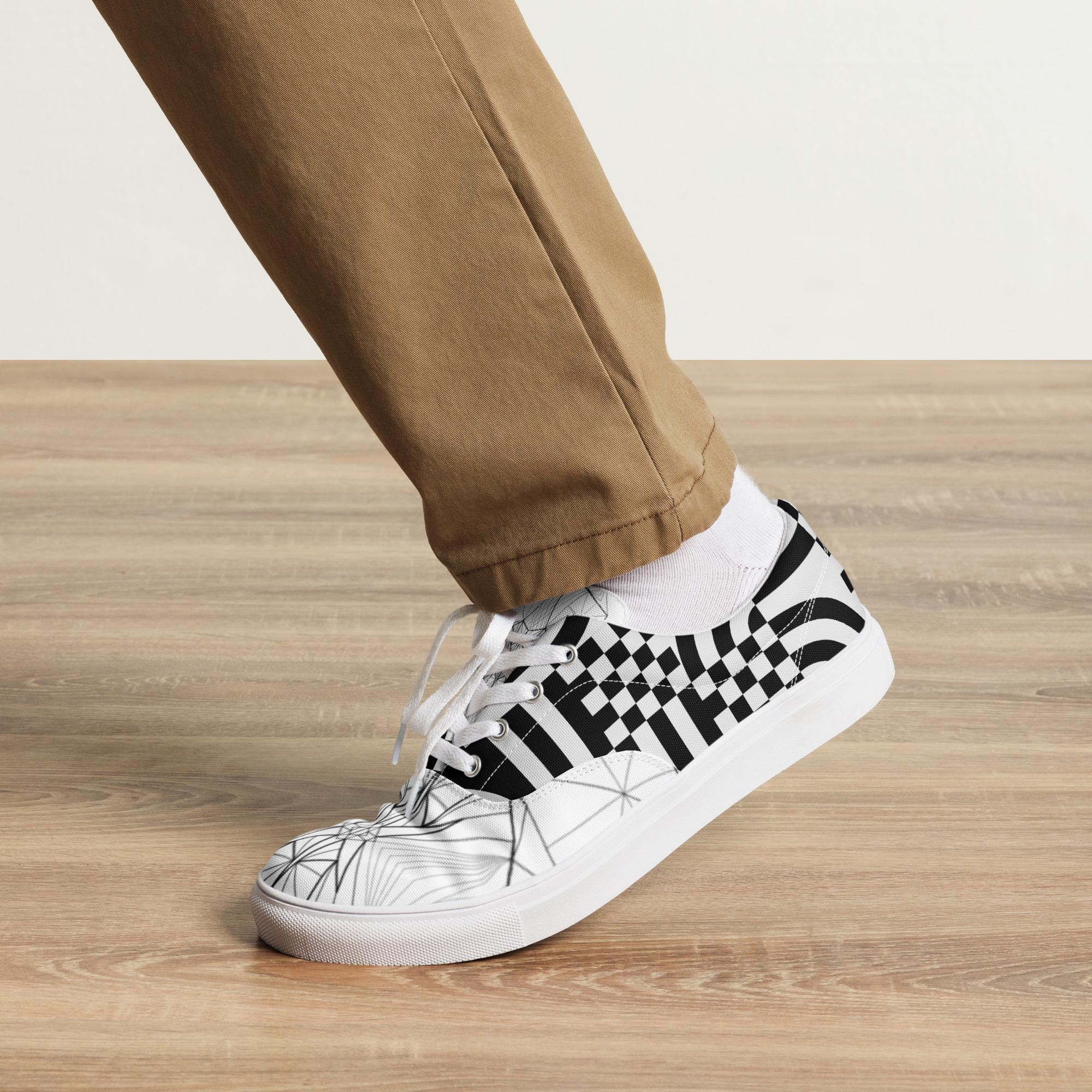 Designers Guild Black and White Men\'s Sneakers Studio Sneaker | Black & Vintage White | REPRESENT main image 2