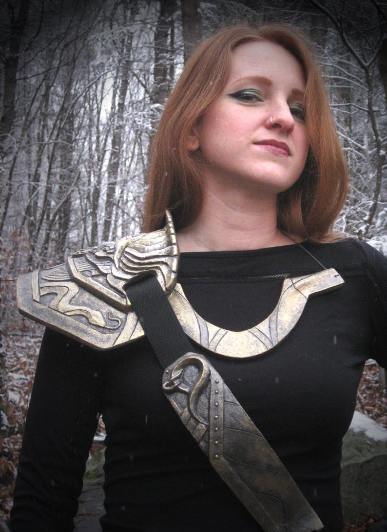 Loki Necklace Gold Battle worn Cosplay Costume image 5