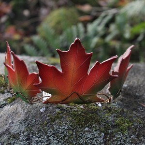 Armure en cuir de feuilles dautomne Couronne Diadème elfique Fae image 7