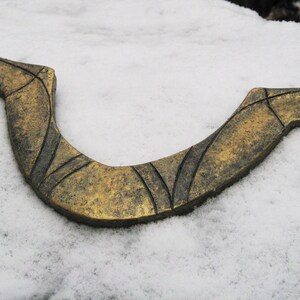 Loki Necklace Gold Battle worn Cosplay Costume image 2