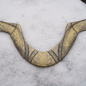 Loki Necklace Gold Battle worn Cosplay Costume image 1