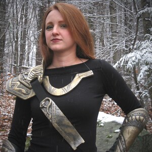 Loki Necklace Gold Battle worn Cosplay Costume image 4