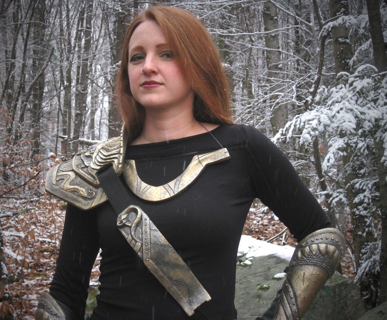 Loki Necklace Gold Battle worn Cosplay Costume image 4