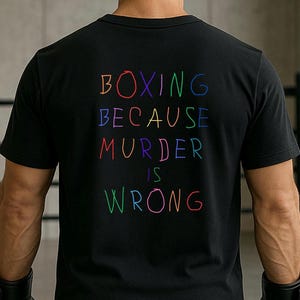 Boxing T-Shirt - Boxing Gift - Fighter Father T-Shirt - Gift for boxer - Boxer Geschenk  - Vintage Boxing Shirt - Oversized Gym Shirt
