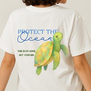 Sea Turtle T-Shirt: Ocean Conservation Eco-Friendly Tee